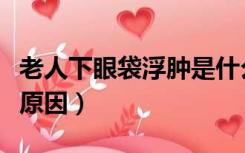 老人下眼袋浮肿是什么原因（眼袋浮肿是什么原因）