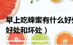 早上吃蜂蜜有什么好处和坏处（吃蜂蜜有什么好处和坏处）