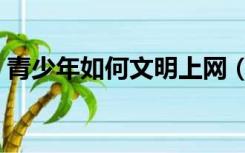 青少年如何文明上网（青少年如何绿色上网）
