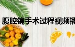 腹腔镜手术过程视频播放（腹腔镜手术过程）