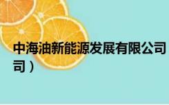 中海油新能源发展有限公司（中海油新能源投资有限责任公司）