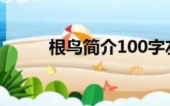 根鸟简介100字左右（根鸟简介）