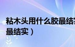 粘木头用什么胶最结实知乎（粘木头用什么胶最结实）