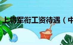 上将军衔工资待遇（中国上将军衔退休工资）