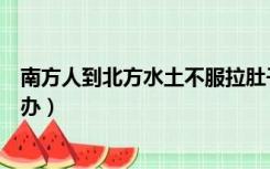 南方人到北方水土不服拉肚子怎么办（水土不服拉肚子怎么办）