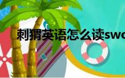 刺猬英语怎么读swordfish（刺猬英语）