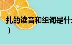扎的读音和组词是什么意思（扎的读音及组词）