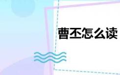 曹丕怎么读（丕怎么读）