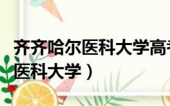 齐齐哈尔医科大学高考录取分数线（齐齐哈尔医科大学）