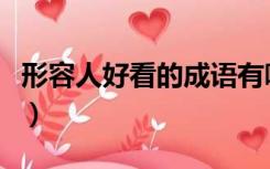 形容人好看的成语有哪些（形容人好看的成语）