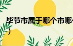 毕节市属于哪个市哪个区（毕节市属于哪个市）