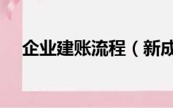 企业建账流程（新成立的公司怎么建账）