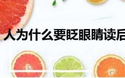 人为什么要眨眼睛读后感（人为什么要眨眼）