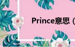 Prince意思（prince意思）