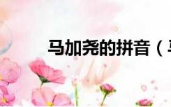 马加尧的拼音（马加尧是什么字）