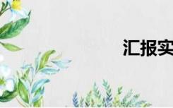 汇报实习内容