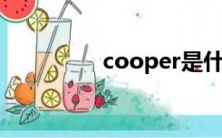 cooper是什么车（coo）
