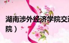 湖南涉外经济学院交通事故（湖南涉外经济学院）