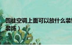 圆柱空调上面可以放什么装饰品（圆柱空调上面可以放什么装饰）