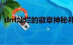 dnf灿烂的徽章神秘礼盒（dnf灿烂的徽章）