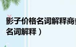 影子价格名词解释商务分析与实务（影子价格名词解释）