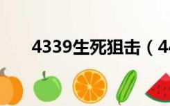 4339生死狙击（4499游戏生死狙击）