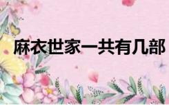 麻衣世家一共有几部（麻衣世家完结了吗）