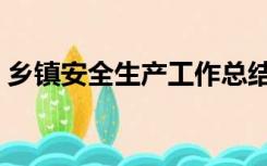 乡镇安全生产工作总结（安全生产工作总结）