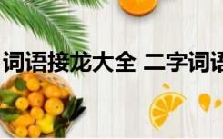 词语接龙大全 二字词语（二字词语接龙大全）