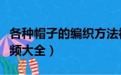 各种帽子的编织方法视频（帽子的编织方法视频大全）