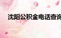 沈阳公积金电话查询（沈阳公积金电话）