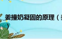 姜撞奶凝固的原理（姜撞奶凝固的窍门有哪些）