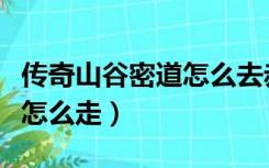 传奇山谷密道怎么去赤月老巢（传奇赤月老巢怎么走）