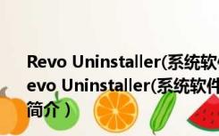 Revo Uninstaller(系统软件卸载器) V4.1.0 官方最新版（Revo Uninstaller(系统软件卸载器) V4.1.0 官方最新版功能简介）