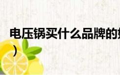 电压锅买什么品牌的好（电压力锅哪个牌子好）