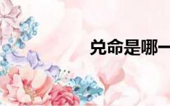 兑命是哪一年（兑命）