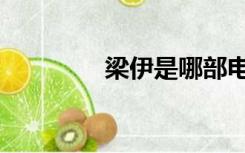 梁伊是哪部电视剧（梁伊）