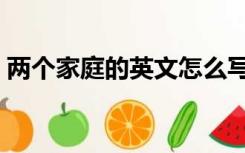 两个家庭的英文怎么写（家庭的英文怎么写）