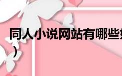 同人小说网站有哪些好（同人小说网站有哪些）