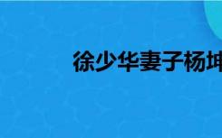 徐少华妻子杨坤（徐少华妻子）