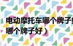 电动摩托车哪个牌子好电瓶耐用（电动摩托车哪个牌子好）