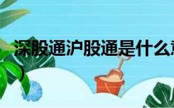 深股通沪股通是什么意思（沪股通是什么意思）
