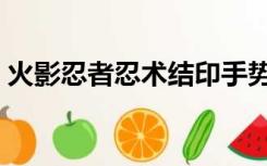 火影忍者忍术结印手势（火影忍者忍术大全）