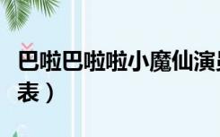 巴啦巴啦啦小魔仙演员表（巴拉啦小魔仙演员表）