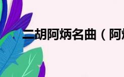 二胡阿炳名曲（阿炳二胡独奏曲大全）