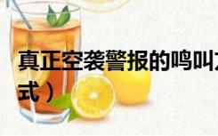 真正空袭警报的鸣叫方式（空袭警报的鸣叫方式）