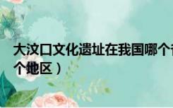 大汶口文化遗址在我国哪个省（大汶口文化遗址在我国的哪个地区）