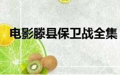 电影滕县保卫战全集（滕县保卫战电视剧）