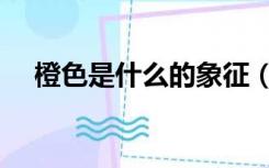 橙色是什么的象征（橙色有什么寓意么）