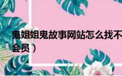 鬼姐姐鬼故事网站怎么找不到（鬼姐姐鬼故事怎么成为vip会员）